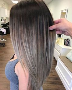 Best fall hair color ideas that must you try 45 Gray Balayage, Hair Colour Design, Ash Brown Hair Color, Ash Brown Hair, Hairstyles Blonde, Icy Blonde, Hair Done, Hair Color For Women, Haircuts Short