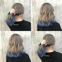 Hair Dyed Underneath, Hidden Hair Color, Hair Color Idea, Simple Hairstyle, Hair Color Underneath, Beauty Hair Color, Hairstyle Idea, Hair Color Streaks, Hair Streaks