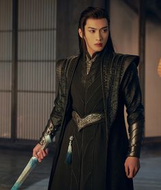 Mage Clothing, Black Hanfu, Celestial Kingdom, Pretty Costumes, Zhang Binbin, Crouching Tiger, Bin Bin