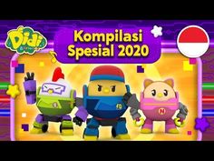 an image of some cartoon characters in front of a sign that says kompilai special