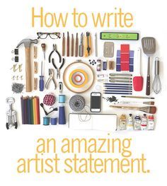 the cover of how to write an amazing art statement by michael j schreck