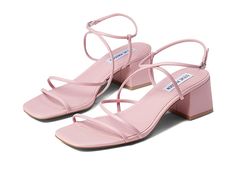 Pink Heels Png, Kitten Block Heels, Light Pink Heels, Tory Burch Loafers, Pink Block Heels, Shoes Png, Steve Madden Sneakers, Steve Madden Sandals