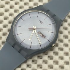 Swatch Watch - Suos701 - Sea Rebel Swatch New Gent Size - 41mm In Diameter New And Unworn Works And Includes Battery Includes Box Shown Swatch Watch, Accessories Watches, Color Blue, Women Accessories, Women Shopping, Blue, Color