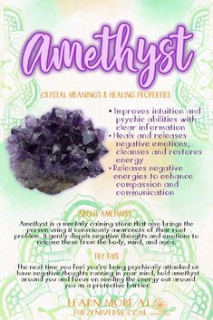 Crystals Stones, Negative People