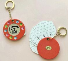 This fun 2” diameter NOS authentic vintage 1960s novelty plastic telephone number keeper keychain is a must-have accessory for the retro memorabilia collector! Contains approximately 9 double-sided pages. FREE U.S. SHIPPING  Buy with confidence. All items are packed with care and ship in a timely manner with tracking included.  NOTE: My current P.O. drop off days are Wednesday and Saturday. In the event that a shipment is returned due to being un-deliverable or not picked from the P.O., shipping charges incurred will not be refunded ~ please ensure the intended shipping address is complete and accurate at checkout. Events Booth, Retro Keychain, Vintage Keychain, Key Charms, Booth Displays, Telephone Number, Bag Charms, Drop Off, Inspo Board