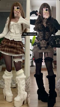 Winter Clothes Inspo Outfit, Camel 311 Outfit Black, Skirt With Tights Outfit Winter, Dressed Down Outfits, Winter Matching Outfits, Camel 311 Outfit, Warm Clothes Outfits, Kawaii Fashion Outfits, Swaggy Outfits