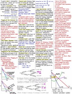 a paper with diagrams on it and some other things in the text above it, including graphs