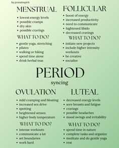 Here's a quick guide on how your mood, energy levels, cravings etc during your menstrual cycle. Our periods isn't something to be embarrassed about and it's so important for women to understand their bodies to live the healthiest life possible.  Disclaimer: I am not a health professional. The information provided is for general informational purposes only and should not be considered medical advice. Always consult a qualified healthcare provider for any medical concerns or conditions. Body During Period Menstrual Cycle, What To Eat First Day Of Period, Cycle Calendar Menstrual, Women Menstrual Cycle, Phases Of Menstrual Cycle Mood, Period Health Tips, Women’s Period Cycle, Menstrual Cycle Phases Mood, Vitamins For Menstrual Cycle