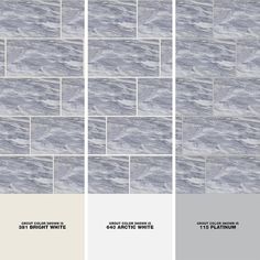 some white and gray tile with different colors