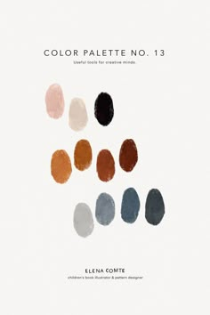 color palette no 13 from the book,'color palettes for creative women '