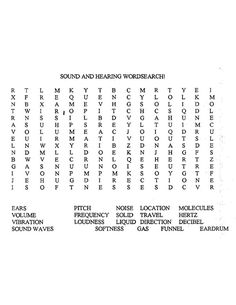 an image of the sound and meaning worksheet for children's music instruments