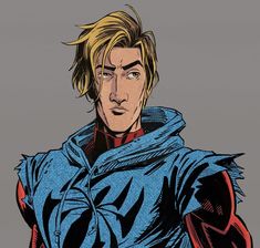 Official concept art of Ben Reilly/ Scarlet Spider courtesy of Aymeric Kevin and Ami Thompson (official artists for ATSV) : Spiderman Ami Thompson, Scarlet Spider Ben Reilly, Animated Spider, Adam Strange, Ben Reilly, Spider Costume, Scarlet Spider, Across The Spider Verse, Spiderman Comic