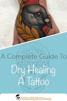 a complete guide to dry healing a tattoo