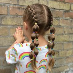 Braid Hairstyles Ideas, Halloweenský Makeup, Cute Toddler Hairstyles, Girl Hair Dos, Lil Girl Hairstyles, Girls Hairstyles Easy