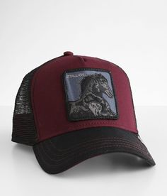 Goorin Bros. Daymare Trucker Hat - Red/Black , Men's Wine Embroidered patch snapback hat One size fits most. 57% Polyester 43% Cotton. Apparel & Accessories > Clothing Accessories > Hats Goorin Bros Hats, Hypebeast Iphone Wallpaper, Mens Trucker Hat, Goorin Bros, Hat For Men, Men's Hats, Hat For Man, Accessories Clothing, Embroidered Patch