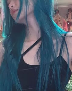 Jinx Hair, Blue Hair Aesthetic, Yennefer Of Vengerberg, Teal Hair, Photo Video Editing, Picsart Photo, Dye My Hair, Hair Dye Colors