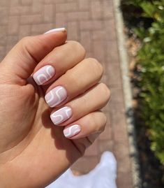 Cute Pink Nails, Simple Fall Nails, Fall Nail Art Designs, Soft Nails, White Nail, Fall Nail Art