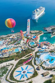 CocoCay, Bahamas | Go all out all day with a cruise to Royal Caribbean’s private island destination, Perfect Day at CocoCay. Discover endless things to do with a waterpark, beach clubs, and even a hot air balloon on island.