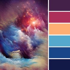 the color scheme is created using blue, purple and red tones to create an image