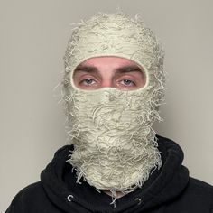 Distressed Balaclava | Knitted Balaclava | Yeat Balaclava | Face Ski Mask | Beige Balaclava ▫️Unisex balaclava. ▪️Handmade product. ▫️One size fits all. ▪️Warm and smooth wear. ▫️10 % acrylic 90% polyester. WASHING/CARE: Dry clean or hand wash at 30 degrees without strong spin. Dry flat on even surface. SHIPPING: ♥️1-2 days processing time. ♥️FREE US shipping. ♥️Ships from New York, USA via USPS. ♥️Shipping takes between 2-7 days. Check out OTHER COLORS coming soon...! Looking for something else Balaclava Knitted, Distressed Balaclava, Knitted Balaclava, Red Accessories, Bear Ears, Ski Mask, Head Accessories, Skull Cap Beanie, Skull Cap