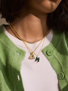 We took our best-selling initial necklace and made it brighter. Introducing our Mini Bubble Initial Necklace, a classic initial necklace with a modern twist. This necklace features a classic chain attached to an initial enamel pendant. Each letter is crafted in a fun, 3D-inspired bubble font. Choose your initial or that of a loved one and stack it every single day. Bubble Font, Last Day To Order, Monday Tuesday, Every Single Day, The Last Day, Initial Necklace, Made It, Last Day, Customized Gifts