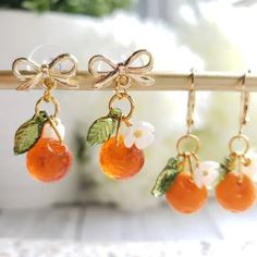 This Dangle & Drop Earrings item by NovemberSecret has 55177 favorites from Etsy shoppers. Ships from Nashville, TN. Listed on Dec 18, 2023 Earrings Food, Food Earrings, Fruit Earrings, Orange Earrings, Funky Jewelry, Jewelry Inspo, Dream Jewelry, Nashville Tn, الرسومات اللطيفة