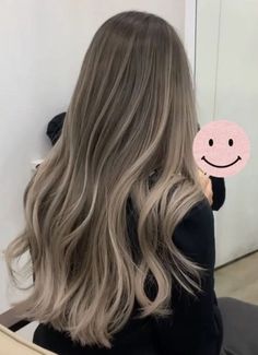 Asian Hair Balayage Ash, Hair Color Asian, Ash Blonde Hair Colour, Girl Hair Colors, Ash Hair Color