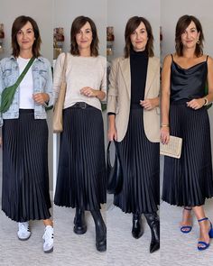 Stile Casual Chic, Midi Skirt Outfit, Mode Casual