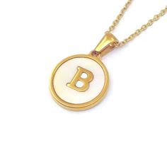 Letter B Pendant 18k Gold Plated Real Mother Pearl Want A Different Initial? Just Let Us Know. “B” Letternecklace Alphabet Initial Gifts Are One Of The Best Ways To Show Your Loved Ones How Much You Value Them. Choose The Alphabet Initial You Want Real Mother Pearl Handmade Item Materials: 18k Gold Plated, Mother Pearl, Stainless Steel Tag Necklace Alphabet Necklace Closure: Lobster Adjustable Pendant Size: 16.3mm (Round) Length 17.5” Style: Minimalist Trendy Nicely Packaged Ready To Gift In A B Horror Necklace, B Necklace, Alien Necklace, Necklace Closure, Mickey Mouse Necklace, Wedding Earrings Studs, Alphabet Necklace, Flower Statement Necklace, Initial Gifts