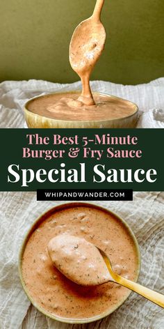 Whether you refer to it as special sauce, burger sauce, fry sauce, fancy sauce, or even secret sauce, this creamy and tangy sauce is one of the most versatile ways to add a burst of flavor to dinner. With everyday ingredients found in your fridge and pantry, it offers a medley of flavors to punch up burgers, fries, and more! This easy Special Sauce recipe takes only 5 minutes to make!