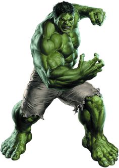 an image of the incredible hulk from avengers comics, with his arms outstretched and legs spread out