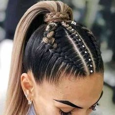 Aruba Trip, Running Hairstyles, Track Hairstyles, Competition Hair, Side Braid Hairstyles, Simple Hairstyles, Natural Hairstyles For Kids, Dance Hairstyles