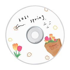 a cd with flowers on it and the words lol spring