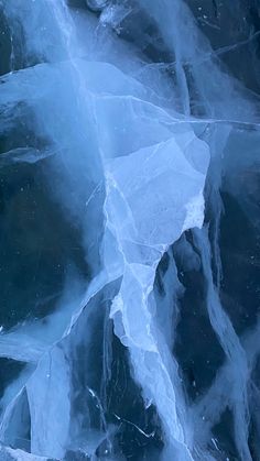 an image of ice that looks like it is melting