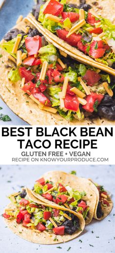 the best black bean taco recipe