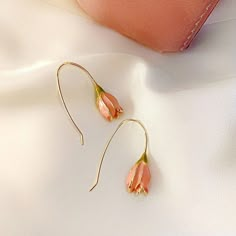 Tulip Earrings, Purple Tulips, Best Gifts For Her, Romantic Flowers, Earrings Pink, Bijoux Diy