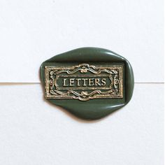 Letters Slot Wax Seal - misterrobinson Wax Seals Diy, Vintage Mailbox, Sealing Wax Sticks, Wax Seal Stamp Kit, Collection Letter, Planner Stamps, Letter Stamps, Seal Design, Wax Stamp