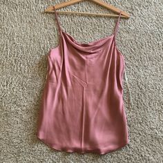 Beautiful Silky Soft Camisole With Adjustable Straps. New With Tags. Perfect Spring/Summer Color. Looks Great With A Blazer As Well. Size M. Dress It Up Or Down. I Think The Color Is Dusty Rose. Feminine Tank Camisole For Day Out, Pink Camisole For Summer, Spring Cami Tank Top, Zara Casual Camisole For Spring, Feminine Tank Camisole For Spring, Casual Zara Camisole For Spring, Feminine Spaghetti Strap Top For Night Out, Pink Camisole With Spaghetti Straps For Day Out, Feminine Cami Top For Night Out