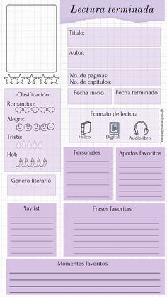 a purple poster with the words and symbols in spanish on it, along with an image of