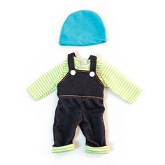 Mild weather jumper cap outfit set to dress your doll for mild or Fall weather. Tool for teaching children about autonomy and learning how to dress themselves by practicing dressing a doll. Also great to teaching children how to dress for different types of weather. For ages 3+ years. Grades Pre-K+. Baby Stella, Cap Outfit, La Baby, Teaching Children, African Girl, Jean Overalls, Longchamp Le Pliage Backpack, Brunette Girl, Child Doll