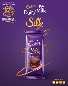 dairy milk silk chocolate bar advertisement