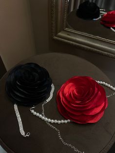 Satin Outfits, Diy Choker, Rose Choker, Fishtail Maxi Dress, Crochet Brooch, Ribbon Crafts Diy, Beaded Jewelry Necklaces, Women Blouses Fashion, Clothing Design Sketches