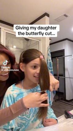 Teen Haircuts, Butterfly Cut, Easy Hair Cuts, Diy Haircut, Cute Haircuts, Kids Hair Cuts, Hair Tutorials Easy, Peinados Fáciles Para Cabello Corto, Hair Stylist Life