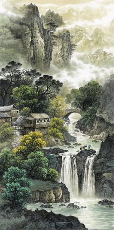 leeheesart.com China Traditional Art, Chinese Nature Art, Traditional Abstract Art, Ancient Chinese Art Painting, Painting To Hang On Wall, Great Wall Of China Painting, Japan Traditional Art, Ancient Chinese Painting, Chinese Nature