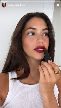 Aesthetics Nails, No Make Up Make Up Look, Inspo Makeup, Creamy Lipstick, Fall Beauty, Makijaż Smokey Eye, Braut Make-up, Satin Lipstick