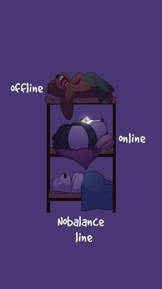 an image of two people sleeping on top of a bunk bed with the words online and no balance line above them