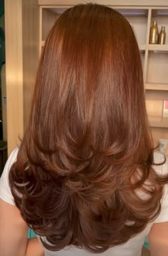 Hair Color Copper Ginger, Hair For Medium Length Hair Colour, Penny Brown Hair, Brown With Orange Undertones Hair, Cooper Brown Hair With Highlights, Ginger Over Brown Hair, Brown Hair To Ginger, Chestnut Highlights On Brown Hair, Ginger Hair On Brown Hair