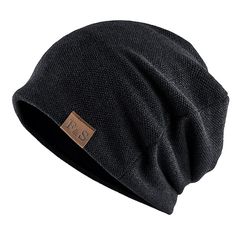 Season:Winter; Gender:Men's; Quantity:1 PC; Style:Modern Contemporary; Hats Category:Beanie Hat; Occasion:Daily Wear,Vacation; Material:Cotton; Function:Lightweight Materials,Convenient; Pattern:Solid / Plain Color; Design:Knitted,Mesh; Front page:FF; Listing Date:11/29/2022 Beanie Outfit Men, Tactical Hat, Beanie Outfit, Cotton Beanie, Slouch Beanie, Spring Accessories, Mens Beanie, Winter Mode, Estilo Hip Hop