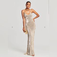 Never Worn! Brand New! Bought For Wedding But Didn’t Wear. Color Is “Ivory Gold” Gorgeous In Person Sequin Crochet, Sparkle Mini Dress, Nature Vibes, Sheer Mesh Dress, Gold Wedding Dress, Shimmer Dress, Silk Chiffon Dress, Black Sequin Dress, Feather Dress