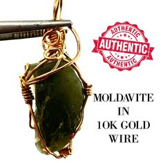 Moldavite necklace in gold filled wire with 16 inch adjustable gold plated necklace  4.4 grams Moldavite, often regarded as one of the highest frequency stones on Earth, is a remarkable gem that holds an extraordinary place in the world of spirituality and metaphysics. Its rarity and the challenge in obtaining it only add to its mystique, making it a cherished gem among those on a spiritual journey. In this Etsy write-up, we'll delve into the spiritual meaning of Moldavite, its unique attributes Moldavite Necklace, Highest Frequency, Moldavite Crystal, Spiritual Meaning, Handmade Jewelry Gift, Jewellery Gift, Crown Chakra, Gold Wire, Gold Plated Necklace